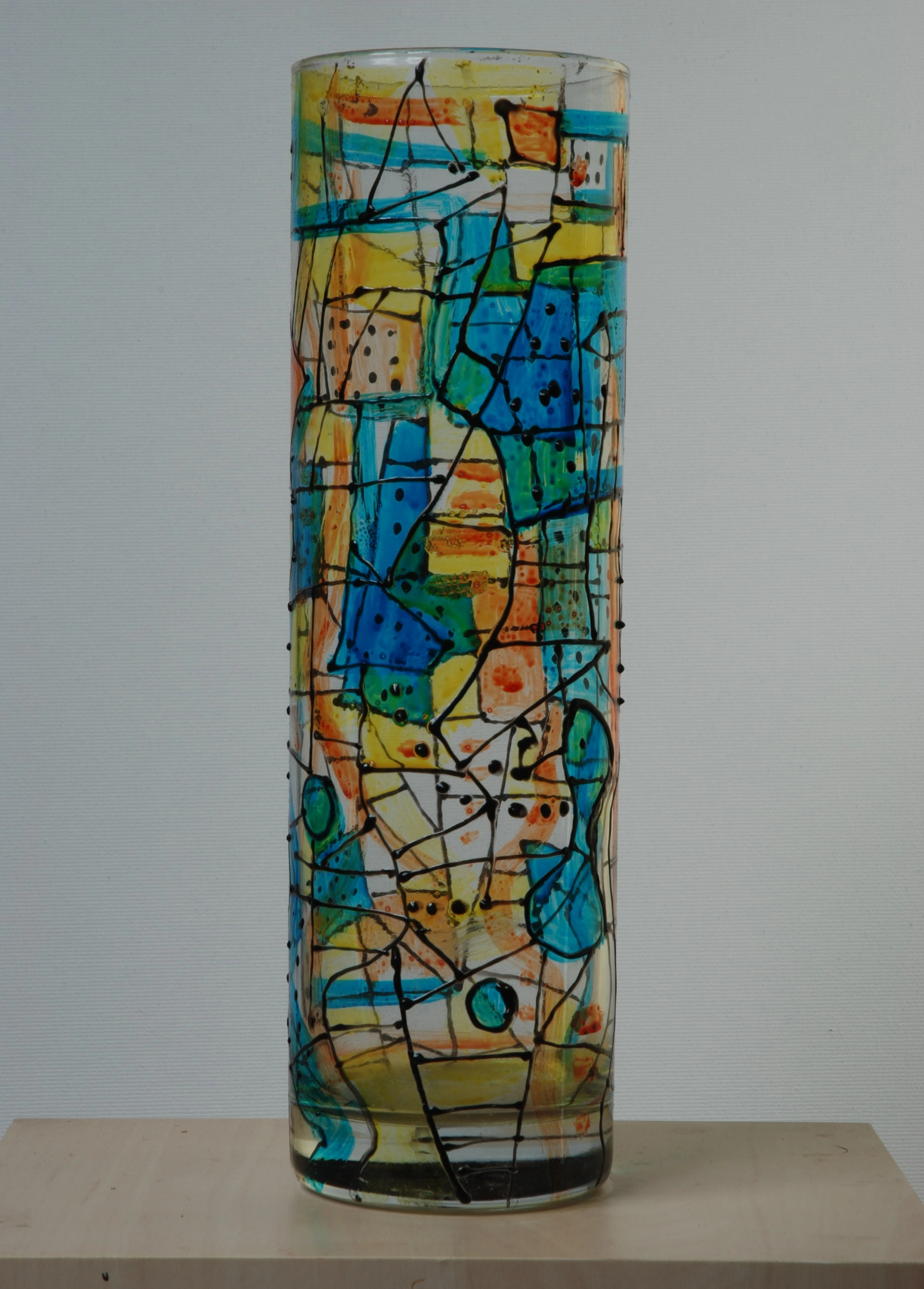 Vitraž vaza - Ručno rađeno, dekorativni predmeti | Atelje Milunović